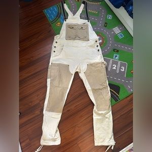NWOT Smoke Rise Beige Overalls